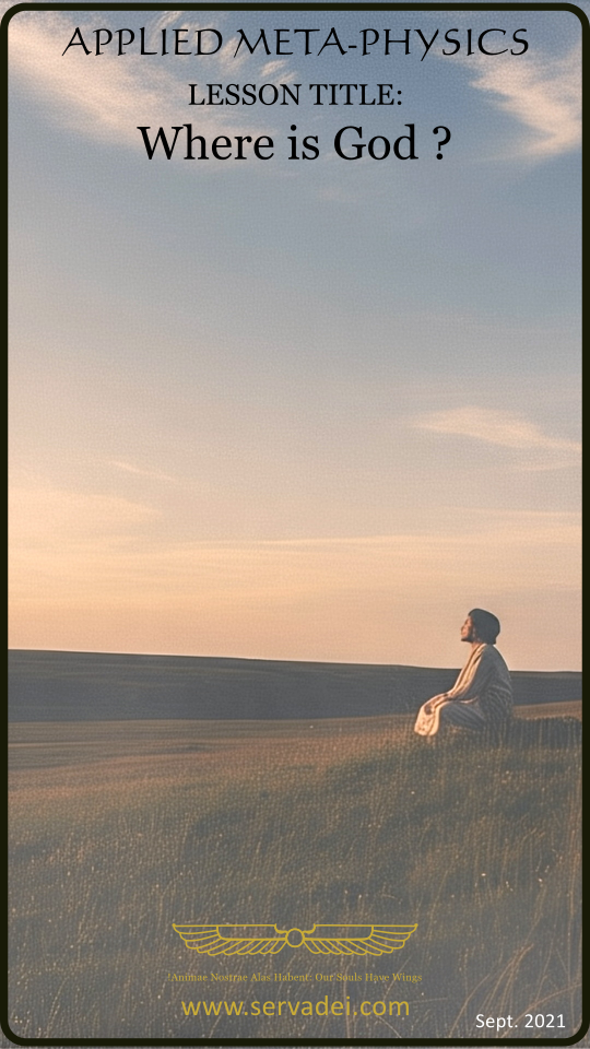 Cover image, Where is God?