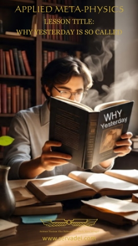 Cover image, Why Yesterday is So Called