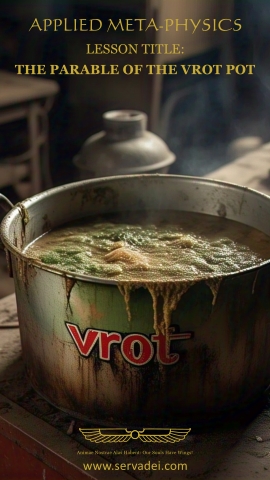 Cover image, Parable of the Vrot Pot