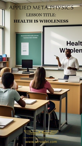 Cover image, Health is Wholeness